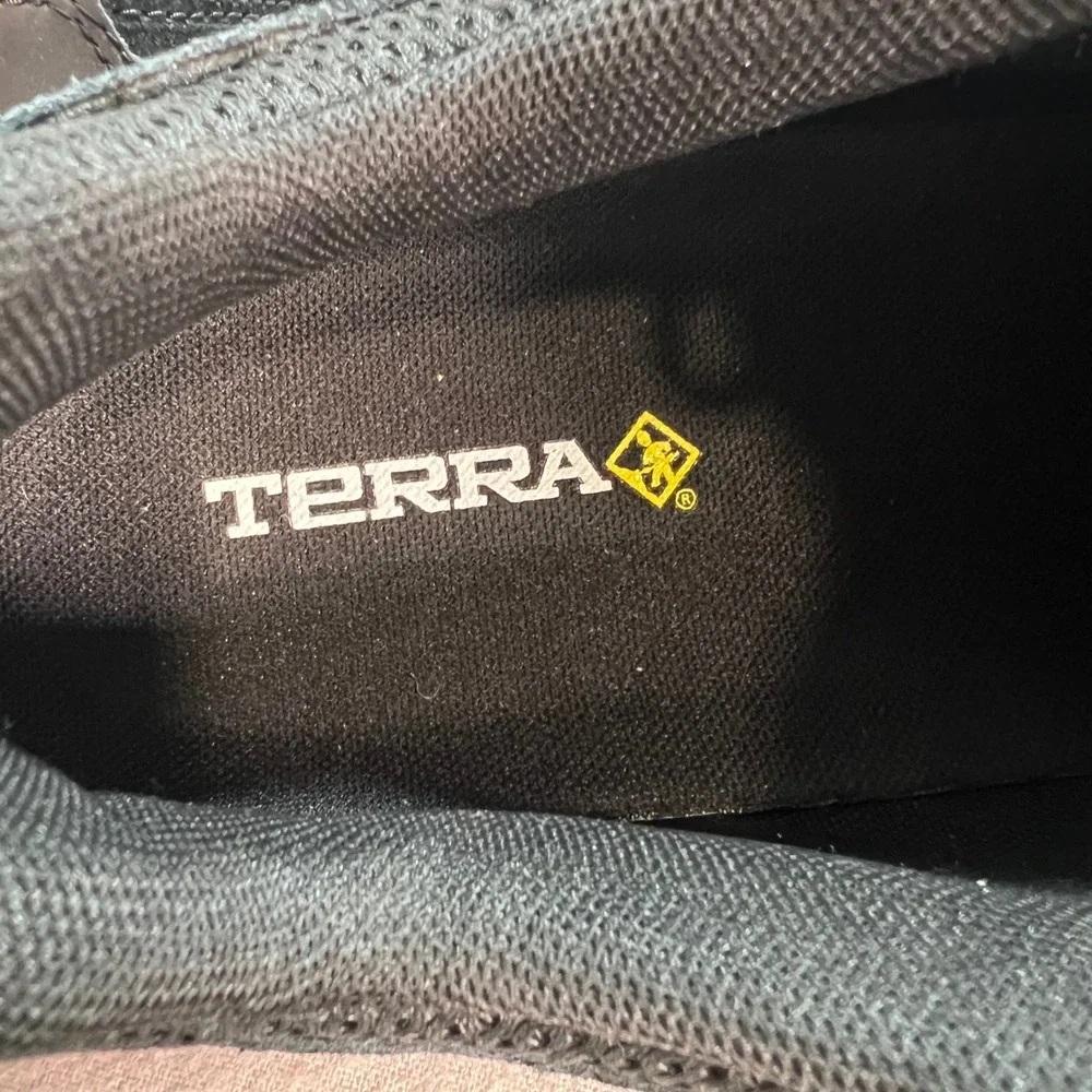 Terra Spider X Black Safety Shoes Composite Toe Slip Resistant Work Industrial 8